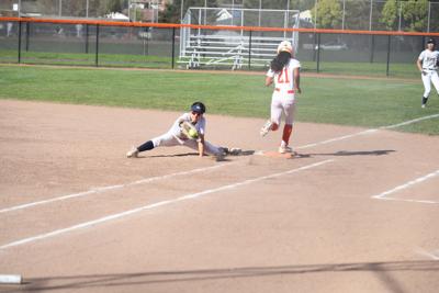 Softball: King's Sophie Giles and San Mateo's Jana Davies