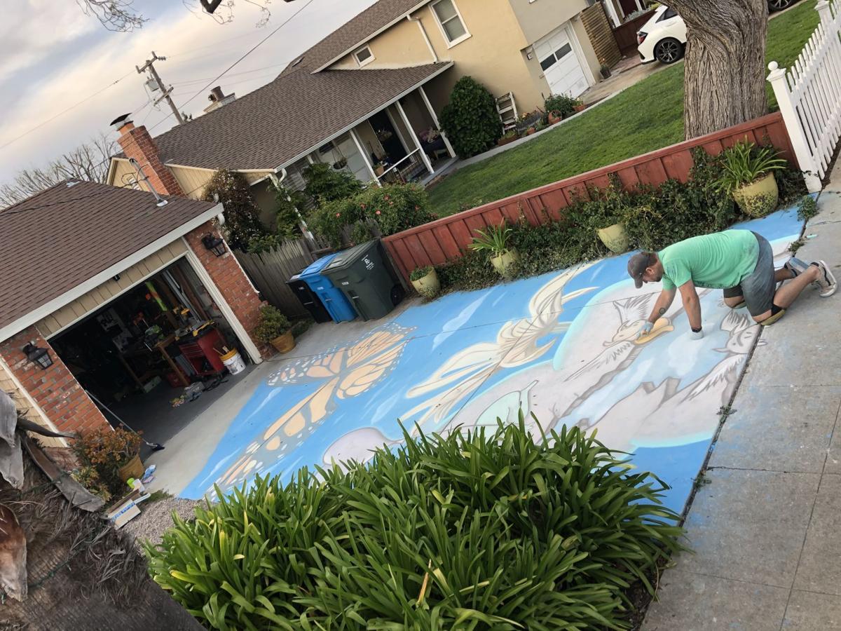 Sidewalk Chalk Art Brings Sense Of Connection To Those Sheltering