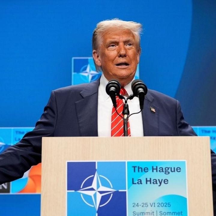 Trump heads to NATO summit seeking to enforce spending promises