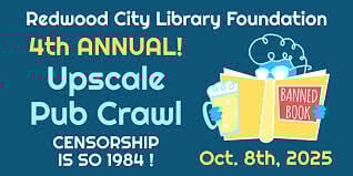 Redwood City Library Foundation’s 2025 Upscale Pub Crawl