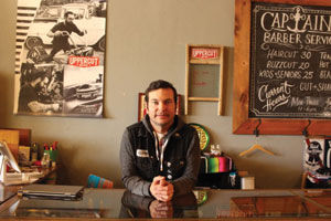 Captain Casey at the helm: Redwood City skate/barber shop at downtown’s cutting edge
