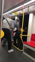 Two men try to push young man off San Francisco light rail