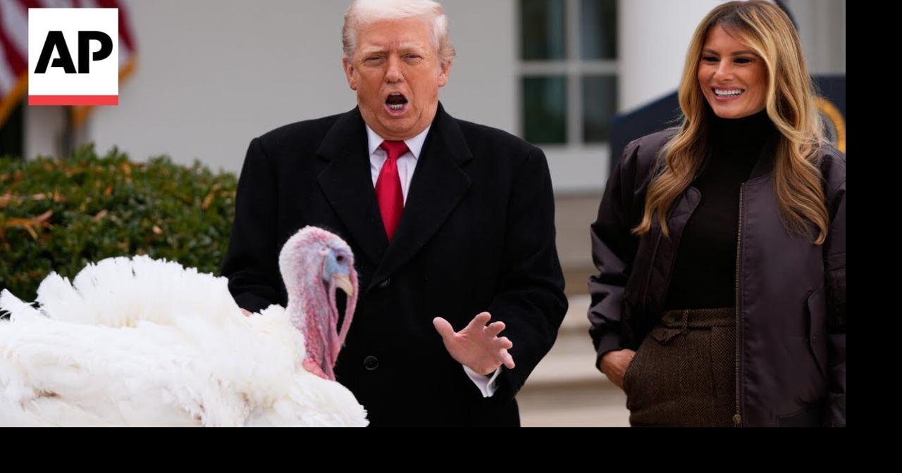 Trump Pardons Turkeys, Roasts Schumer and Pelosi and Declares Biden’s 2024 Pardons Invalid