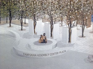 Tanforan internment memorial moving ahead: Fundraiser hosted to pay for art project honoring those held in San Bruno