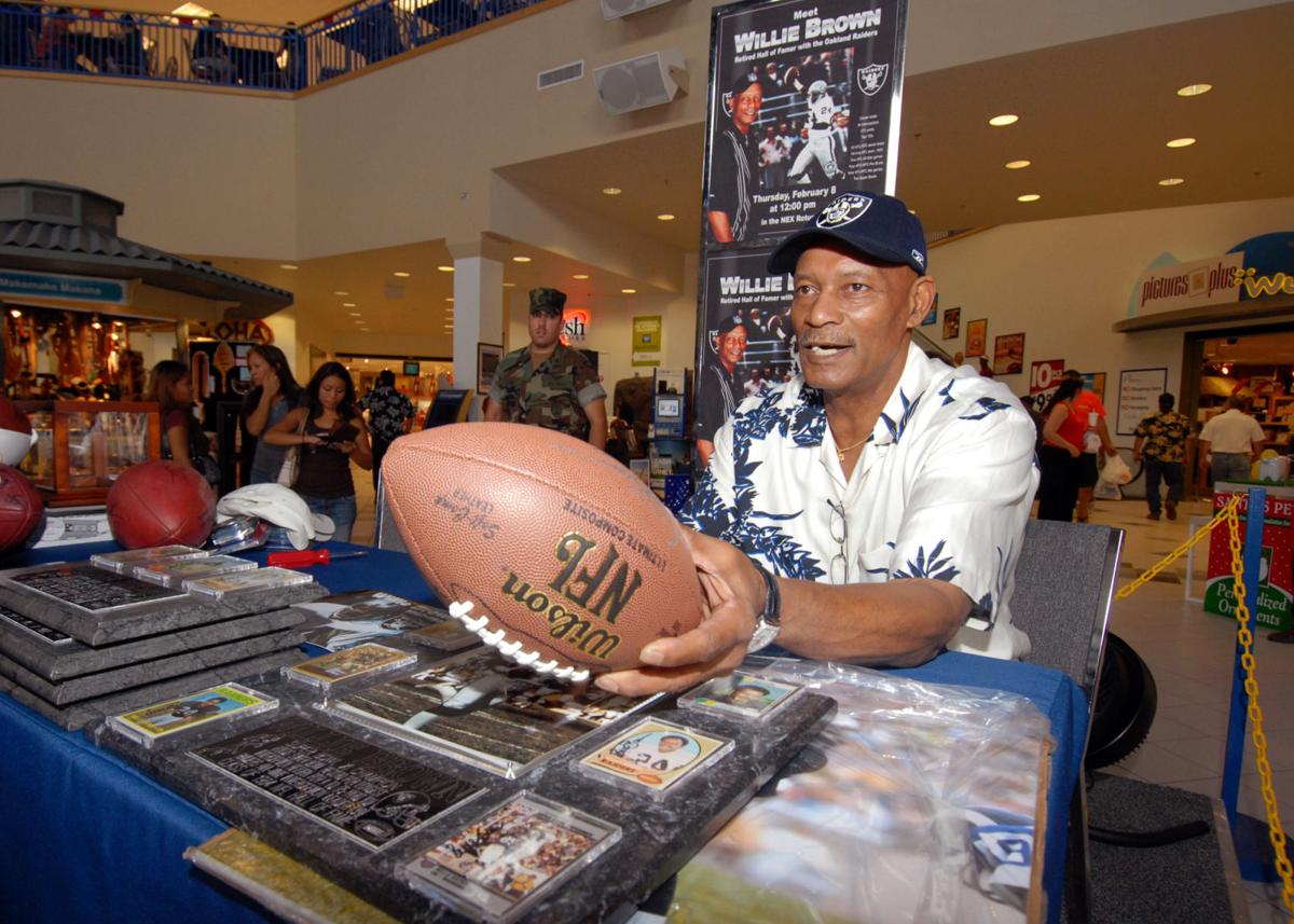 Hall of Fame cornerback Willie Brown, who played in two Super