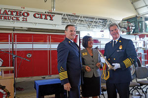 Celebrating the past and future: New fire chief for San Mateo, Belmont, Foster City departments
