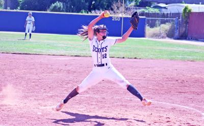 Carlmont softball Sassy Block