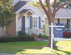 Home prices falling