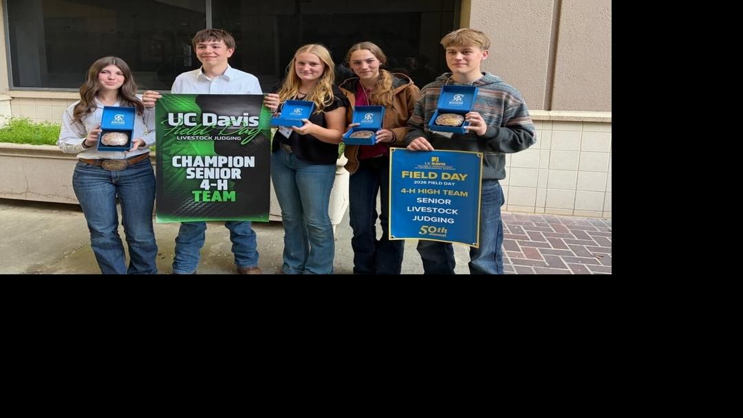 Class Notes: San Francisco/San Mateo County 4-H Senior Livestock Judging Team place 1st in State 4-H Livestock Judging Contest