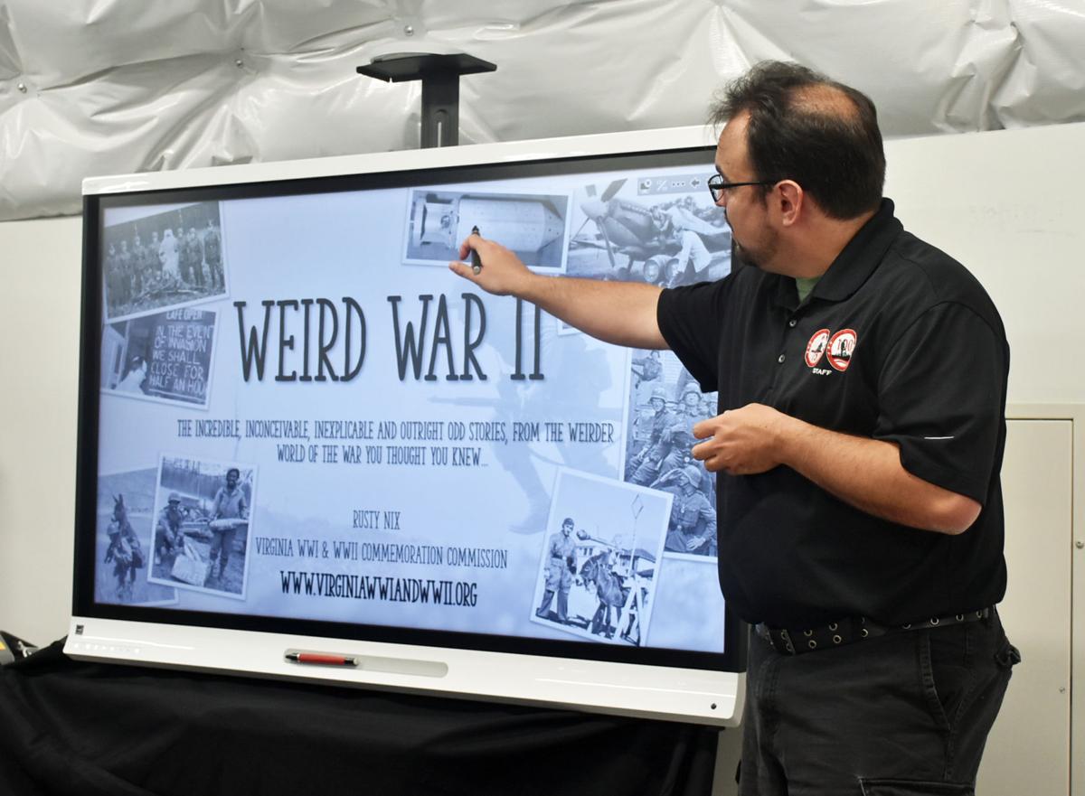 Rusty Nix, of the Virginia World War I and World War II Commemoration Commission
