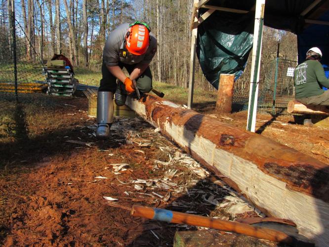 Restoration efforts begin on park's oldest structure
