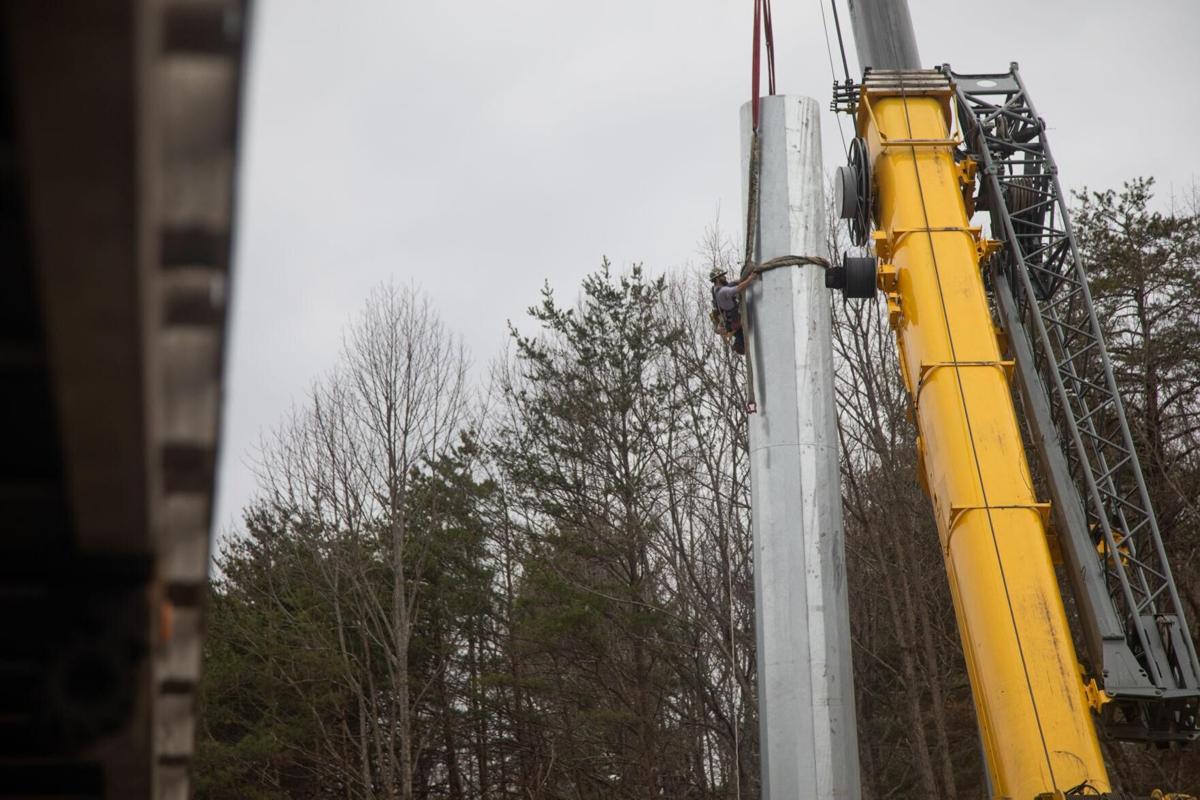 Huddleston broadband tower installation
