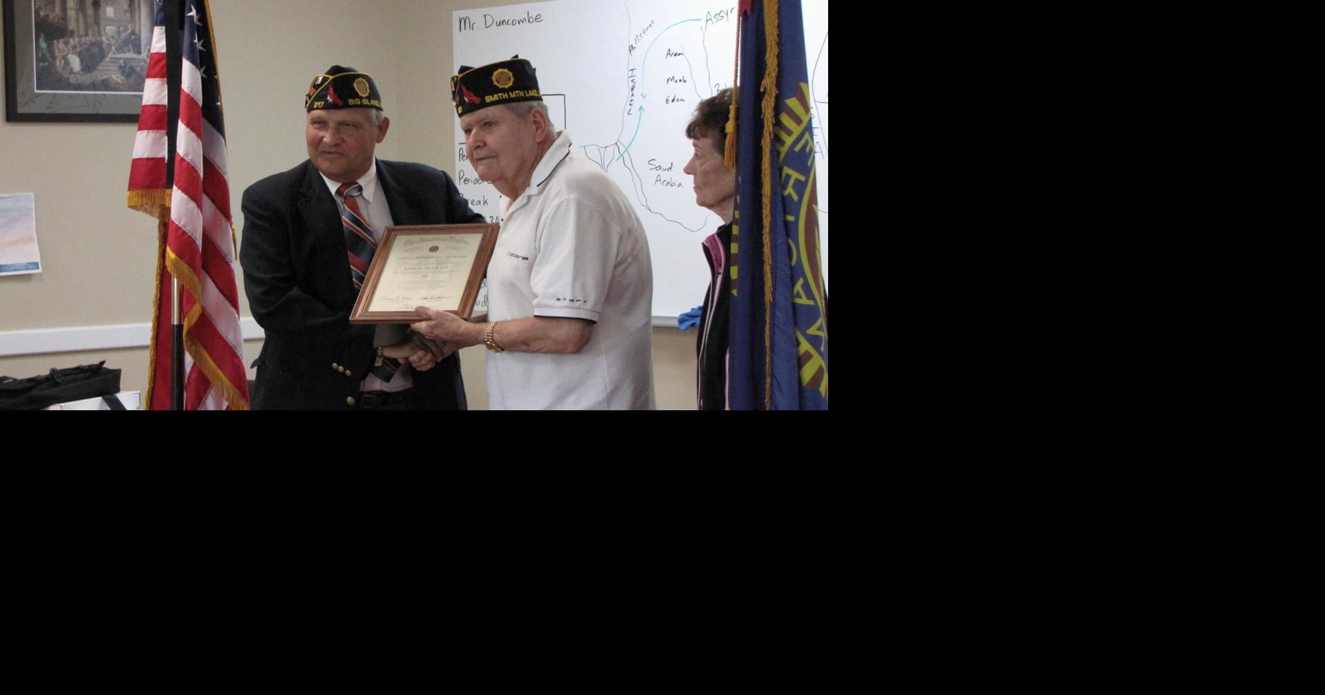 American Legion Post 62 honors longtime member