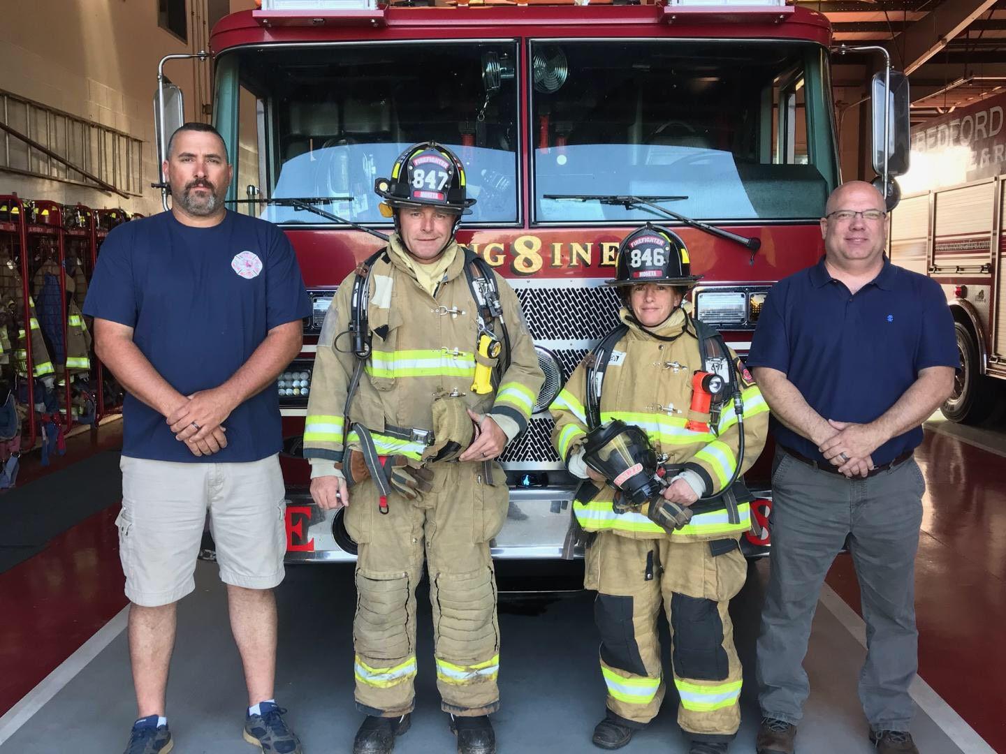Firefighters to walk 13 miles in full gear for fundraiser
