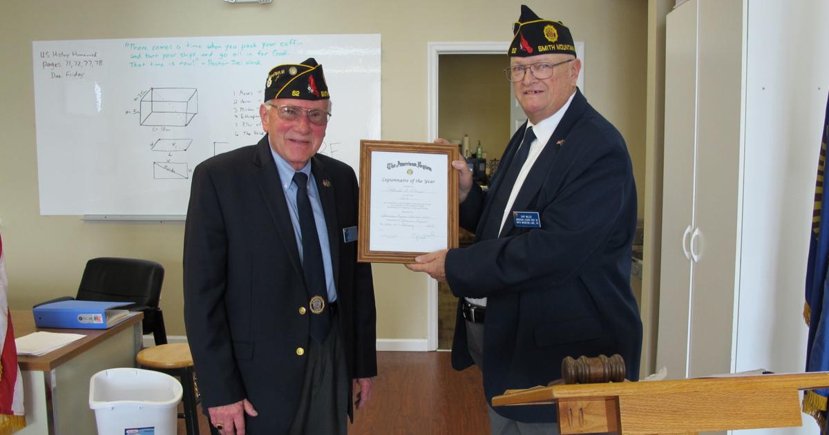 American Legion Post 62 names Legionnaire of the Year