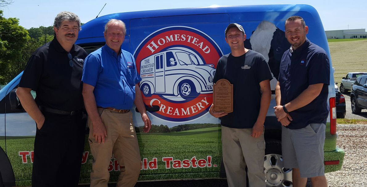 Creamery employee receives recognition