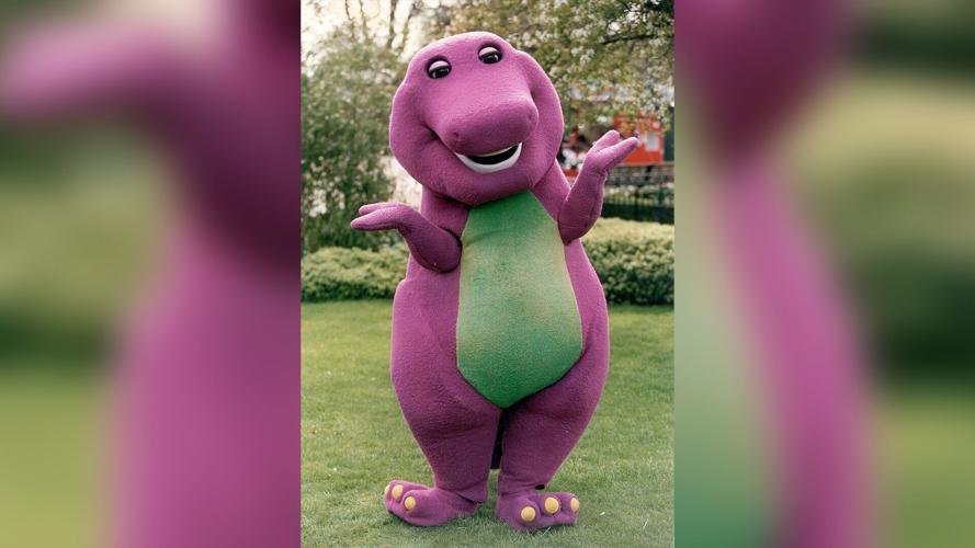 Barney the purple dinosaur is back and he has a new look