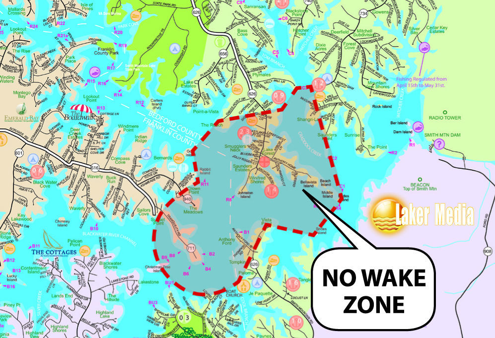 Smith Mountain Lake Map - Smith Mountain Lake Laminated - GMCO Maps / At smith mountain lake you'll find wonderful places and people.