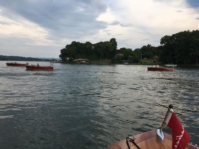 Antique boat club takes an Independence Day cruise