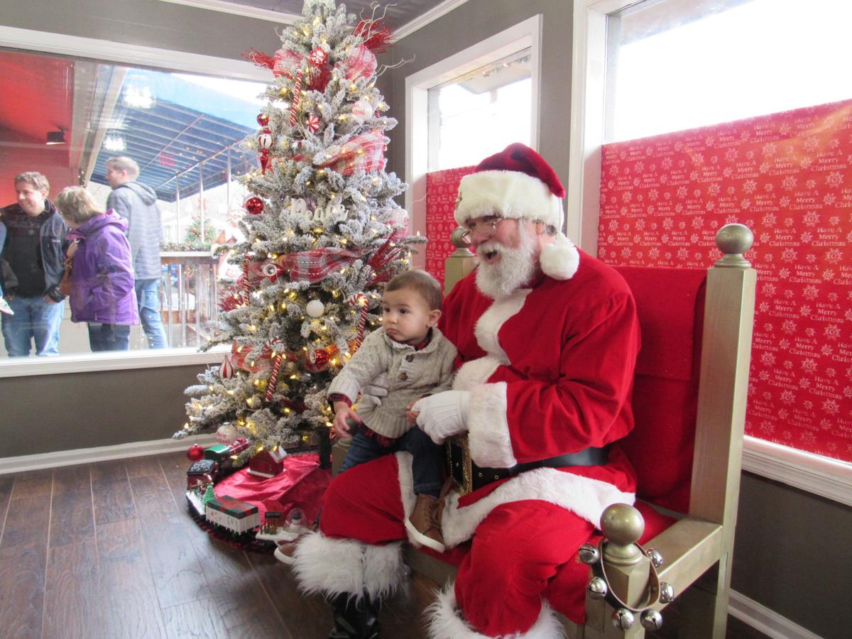 Santa rings in the holidays at Bridgewater Plaza Smith Mountain Lake