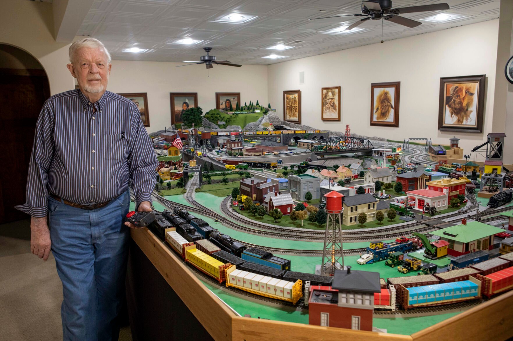 American flyer train layout plans online