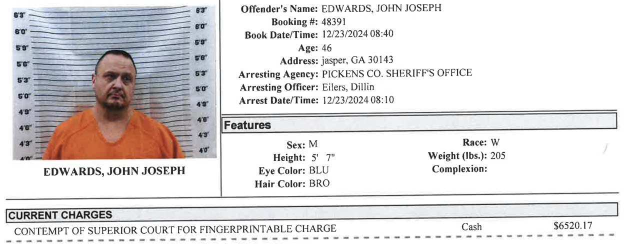 Pickens County Sheriff s Office Report Pickens County