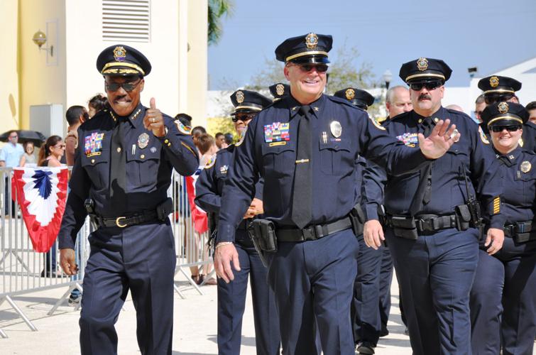 Hundreds of residents came out to salute the grand opening of the brand ...