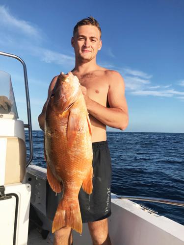 Jack Machesic caught this beautiful red grouper off Key Largo.