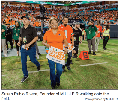 Susan Rubio Rivera Honored as University of Miami Hometown Hero
