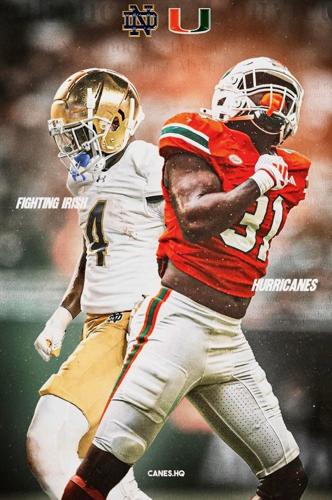 Notre Dame and Miami