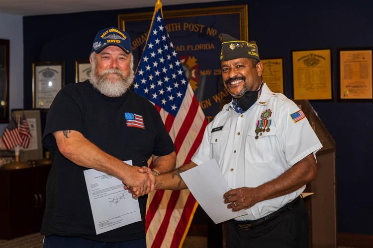 Commander Pillot thanks Jay Van Hulzen.