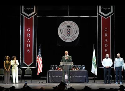 South Florida Barber School.First Grad Stage