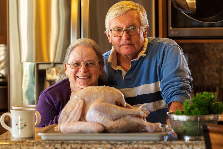Charlie and Hugh Hudson, have always loved to cook together and holiday meals are extra special.