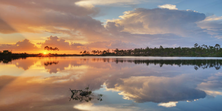 Sunset Over Everglades National Park