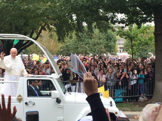 Popemobile sighting