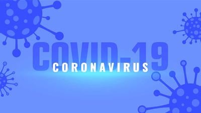 coronavirus covid-19 outbreak pandemic background with viruses
