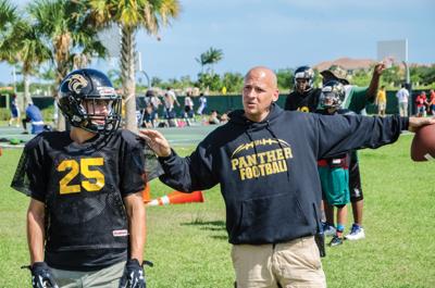 Everglades Prep head coach Ryan Nani