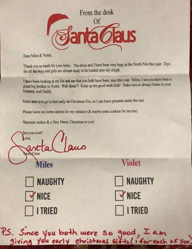 A Letter from Santa Claus
