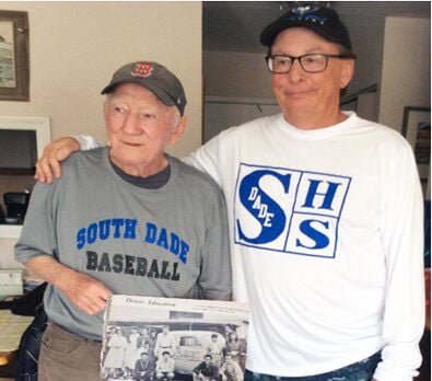 Mr. Bill Squiers (left) with his son, Mike Squiers.                         SDHS