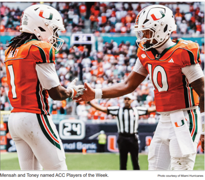 Canes Corner: Canes Remain Atop Polls After Crushing Pitt