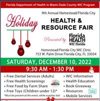 9th Annual Homestead/Florida City Holiday Health & Resource Fair