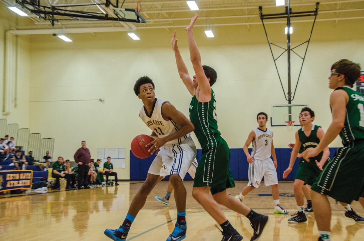 Keys Gate Basketball Falls Sports