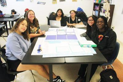 South Dade High School Debate Class students.