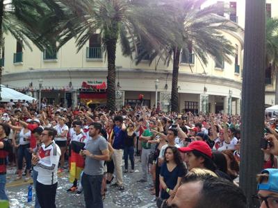 German Fans Celebrate