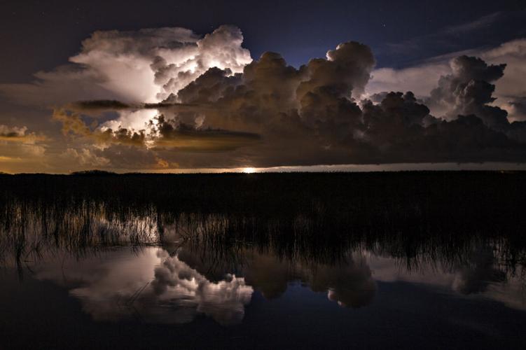 Everglades Night Lightning