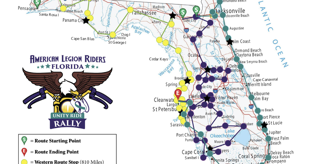 The Florida American Legion Riders hit the road as they ride to End Veteran Suicide during the 6th Annual In-State Unity Ride - Vimarsana News