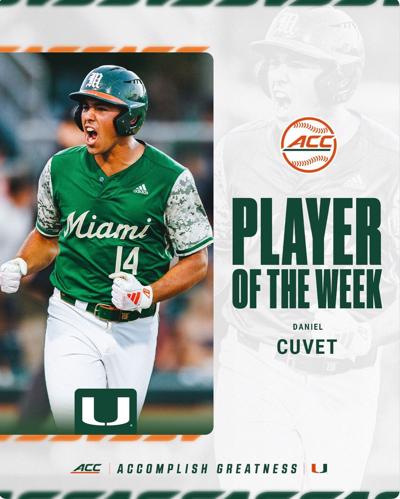 UM Player of The Week David Cuvet