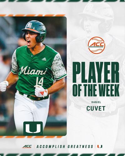 UM Player of The Week David Cuvet