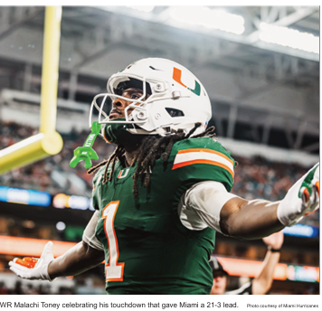 Canes Corner: Undefeated Miami Rises to Number Four in AP Poll