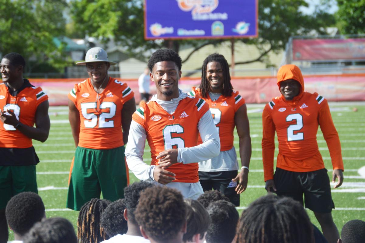Um Holds Football Camp At Harris Field Sports